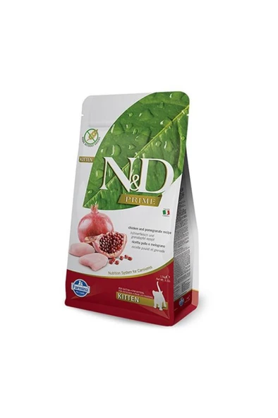 N&D Prime Tavuk Ve Narlı Yavru Kedi Maması 1.5 Kg - Resim 3