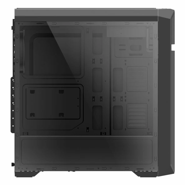 Zalman N5 OF 600W USB 3.2 LED ATX Mid Tower Siyah Kasa - Resim 5