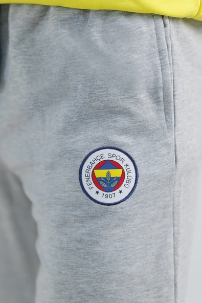 Fenerbahçe Orijinal Gri Logolu Eşofman Altı - 2