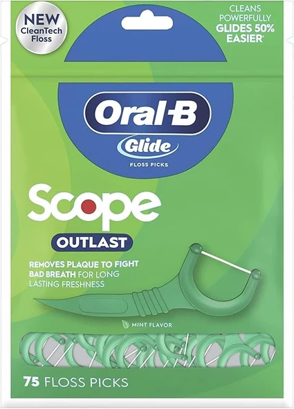 Oral-B Nane Aromalı Kürdanlı Diş Ipi 75 Adet ürün görseli