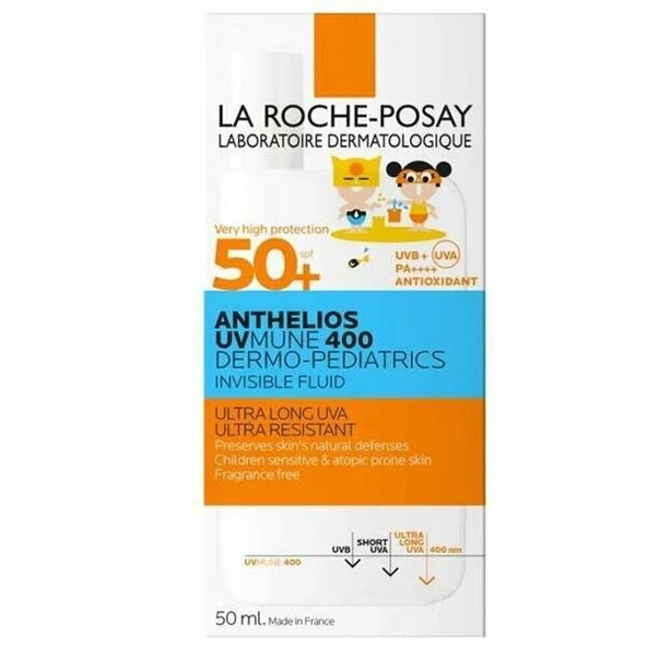 La Roche Posay Anthelios Dermo Pediatric Invisible Fluid SPF50+ 50 ml ürün görseli