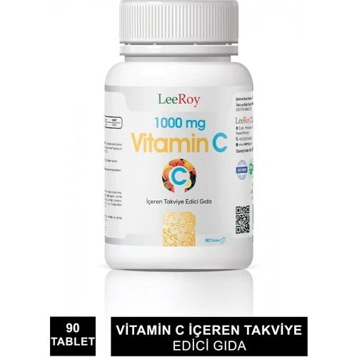 Leeroy Vitamin C 1000 mg 90 Tablet ürün görseli 1