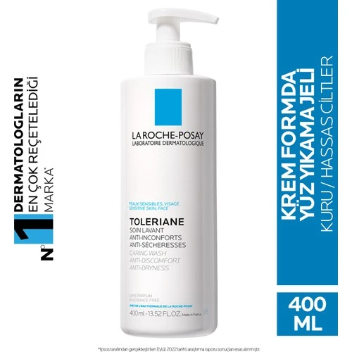 La Roche Posay Toleriane Caring Wash 400 Ml - Nemlendirici Temizleyici Jel ürün görseli