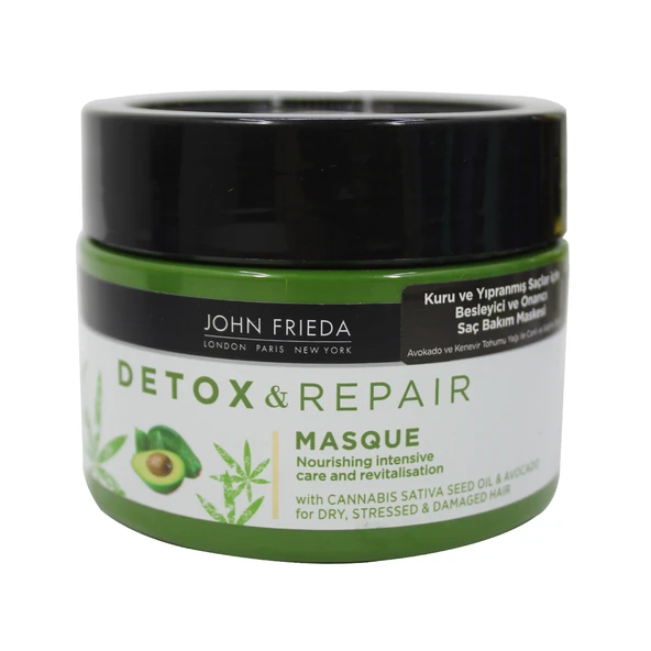 John Frieda Detox  Repair Onarıcı Bakım Maskesi 250 Ml ürün görseli