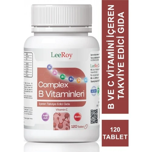 Leeroy Compleks B Vitamini 120 Tablet ürün görseli 1