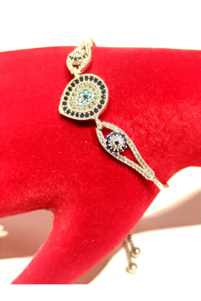 Monalisa Home Gümüş Renk Lüks Figürlü Gösterişli Ayarlanabilir Bileklik ürün görseli 1