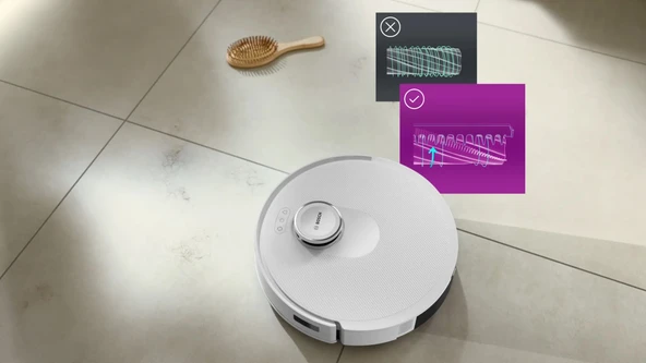 Bosch BCRD2W Spotless Advanced Çöp İstasyonlu Akıllı Robot Süpürge - 3