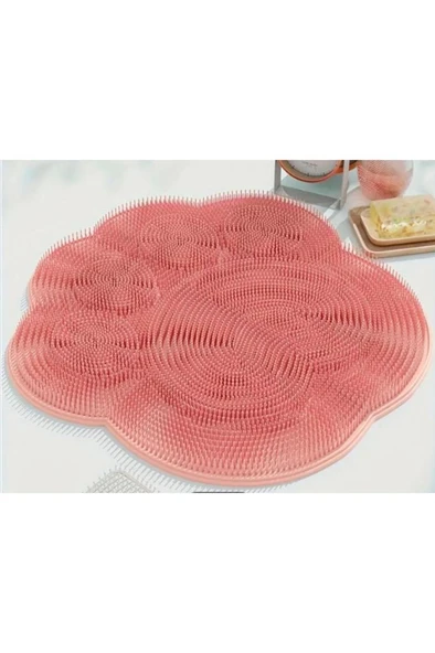 Teddy Sırt ve Ayak Masaj Duş Matı, Banyo Küvet Vantuz Kaymaz Tabanlı Ovma Yıkama Temizleme Matı - Resim 9