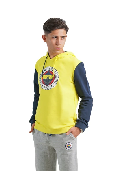 Fenerbahçe Orijinal Gri Logolu Eşofman Altı - 3