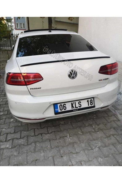 Vw Passat B8 Spoiler Bagaj Üstü Spoiler - Spoyler Piano Black - 7