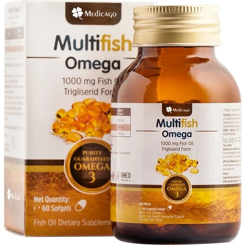 Medicago Multifish Omega Fish Oil 60 Kapsül ürün görseli
