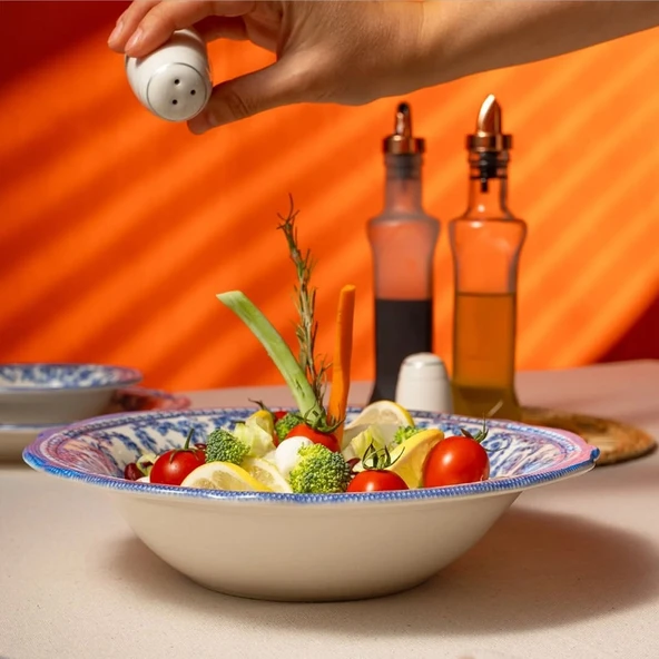 Fecra Majestic Blue Bowl Kase 25 Cm - 4