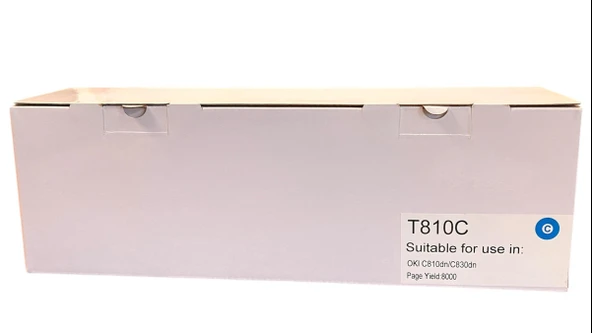 Oki C810 C830 Mavi Muadil Toner