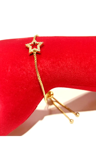 Monalisa Home Gold Renk Lüks Figürlü Gösterişli Ayarlanabilir Bileklik ürün görseli 1