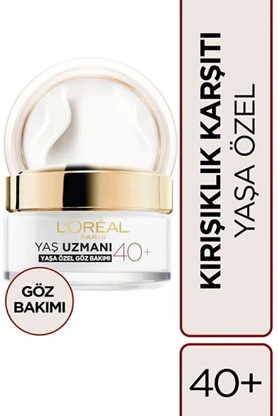 Loreal Paris Yaş Uzmanı 40 Kırışıklık Karşıtı Sıkılaştırıcı Göz Kremi 15 ml - 7