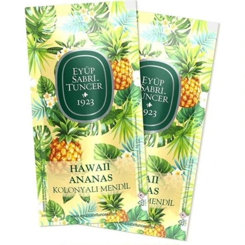 Eyüp Sabri Tuncer Hawaii Ananas Kolonyalı Mendil Küçük Boy 150li ürün görseli