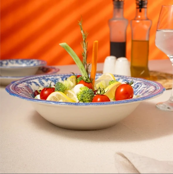 Fecra Majestic Blue Bowl Kase 25 Cm - 2