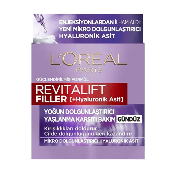 Loreal Paris Revitalift Filler Gündüz Nemlendirici Krem 50 ml - 4