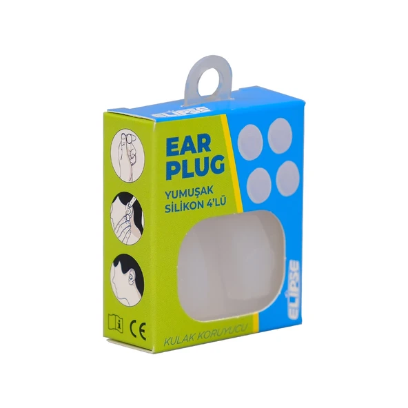 Elipse Kulak Tıkacı 4lü Silikon ürün görseli