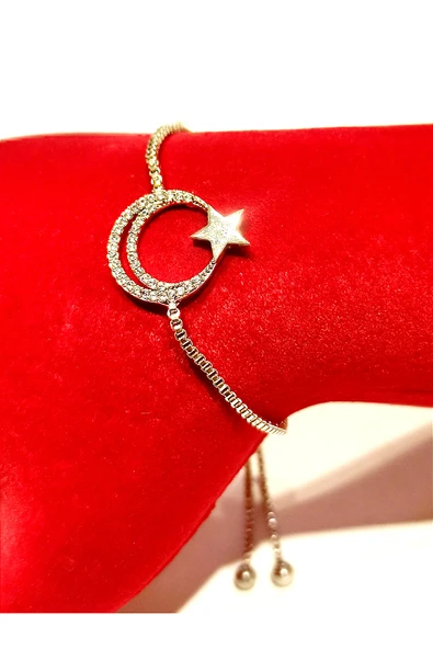 Monalisa Home Gümüş Renk Lüks Figürlü Gösterişli Ayarlanabilir Bileklik ürün görseli 1