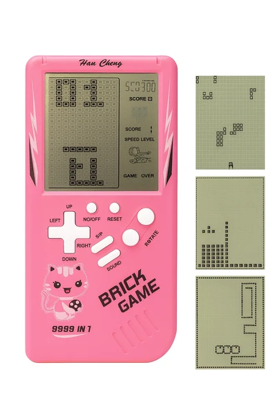 Retro Büyük Ekran Oyun Konsolu 9999'u 1 Arada Tank/Yarış/Atış Rahat Bulmaca  Ayarlanabilir Zorluk - 2