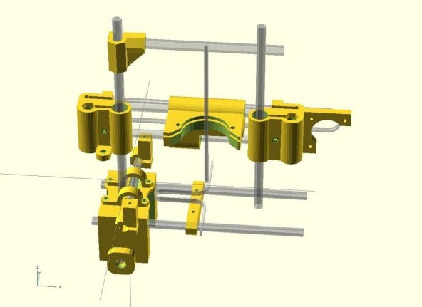3Dm1 - Reprap 3D Yazıcı Plastik Aparat - 3