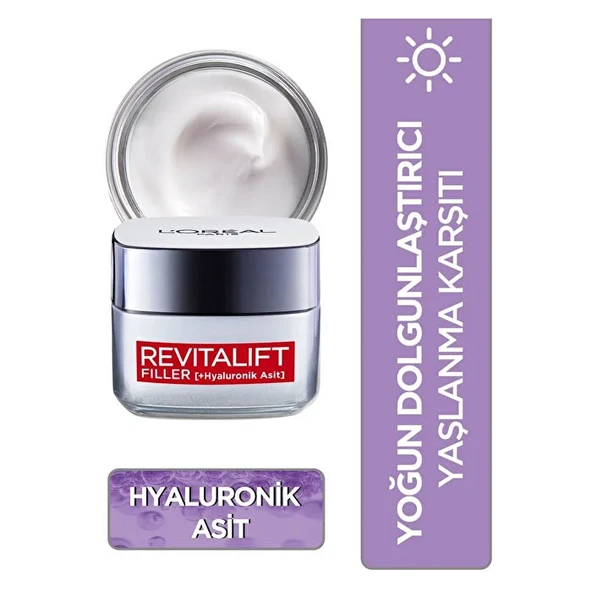 Loreal Paris Revitalift Filler Gündüz Nemlendirici Krem 50 ml - 2