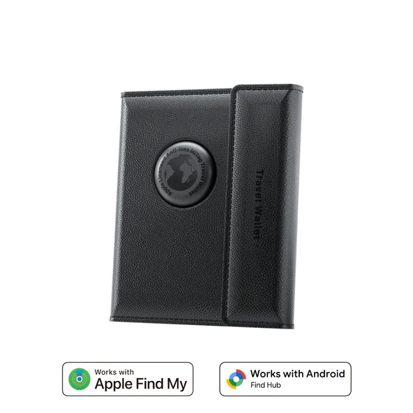 MiBook MiTag Akıllı Pasaport Cüzdanı | Bluetooth Takip Cihazlı Seyahat Cüzdanı (iOS ve Android Uyumlu)