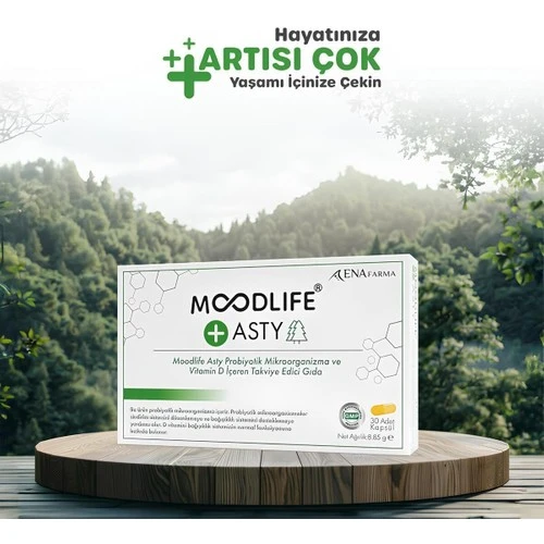 Moodlife Asty Probiyotik ve Vitamin D içeren Takviye Edici Gıda 30 Kapsül - Resim 2
