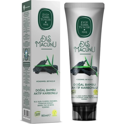 Eyüp Sabri Tuncer Doğal Bambu Aktif Karbonlu Diş Macunu 90 Ml ürün görseli