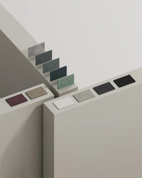 Bloom Mat Cool Grey Boyalı Kumanda Panel - 2