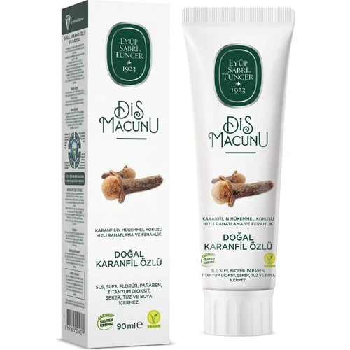 Eyüp Sabri Tuncer Doğal Karanfil Özlü Diş Macunu 90 Ml ürün görseli
