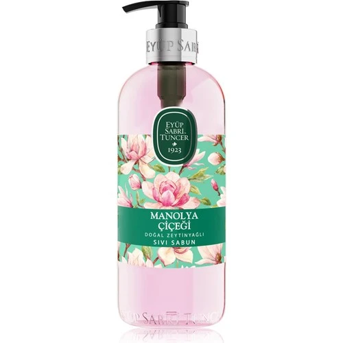 Eyüp Sabri Tuncer Doğal Zeytinyağlı Manolya Çiçeği Sıvı Sabun 500 ml ürün görseli 1