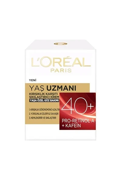 Loreal Paris Yaş Uzmanı 40 Kırışıklık Karşıtı Sıkılaştırıcı Göz Kremi 15 ml - 2