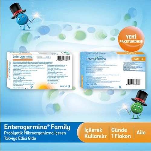 Enterogermina Family 5 ml 10 Flakon - Resim 3