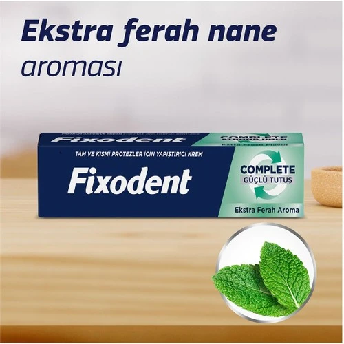 Fixodent Diş Protez Yapıştırıcı Krem Complete Ekstra Ferah 47 gr - Resim 5