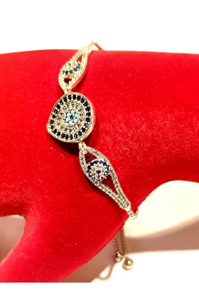 Monalisa Home Gümüş Renk Lüks Figürlü Gösterişli Ayarlanabilir Bileklik ürün görseli 1