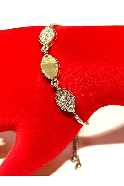 Monalisa Home Gümüş Renk Lüks Figürlü Gösterişli Ayarlanabilir Bileklik ürün görseli 1