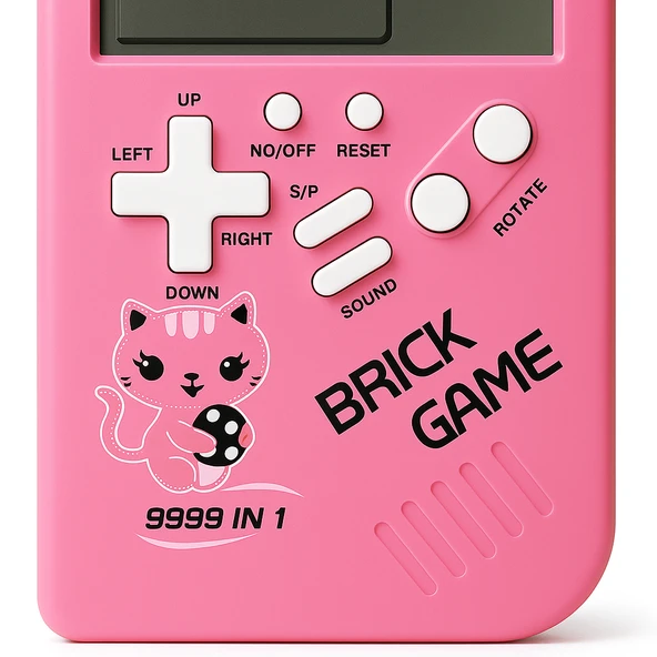 Retro Büyük Ekran Oyun Konsolu 9999'u 1 Arada Tank/Yarış/Atış Rahat Bulmaca  Ayarlanabilir Zorluk - 4