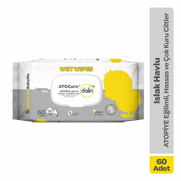 Dalin Atocure Islak Mendil 60lı ürün görseli