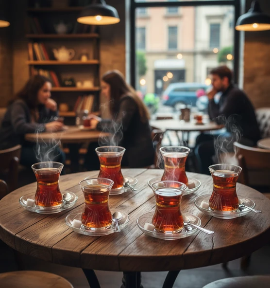 Paşabahçe İnce Belli 12 Parça 6 Kişilik Çay Takımı - 3