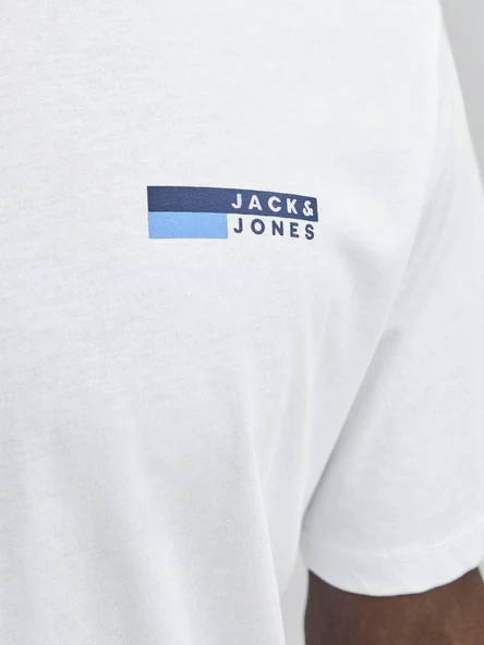 Jack Jones Corp Logo Erkek Tişört 12277925 - Resim 7