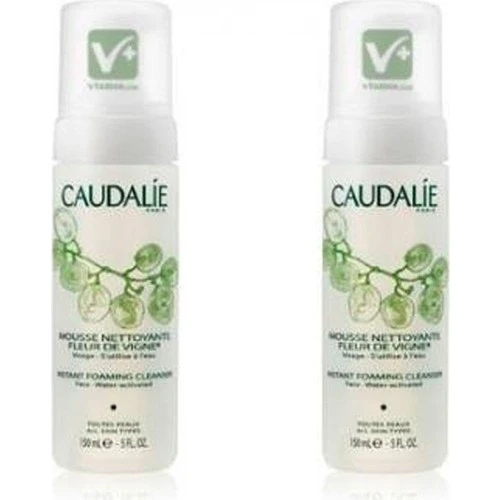 Caudalie Instant Foaming Cleanser 2 x 150 ml - Tüm Cilt Tipleri Için Temizleme Köpüğü - İkincisi %50 İndirimli ürün görseli