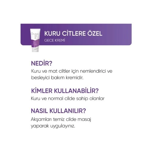 Centa Beauty Kuru Cilt Gece Kremi 50ml - Resim 3