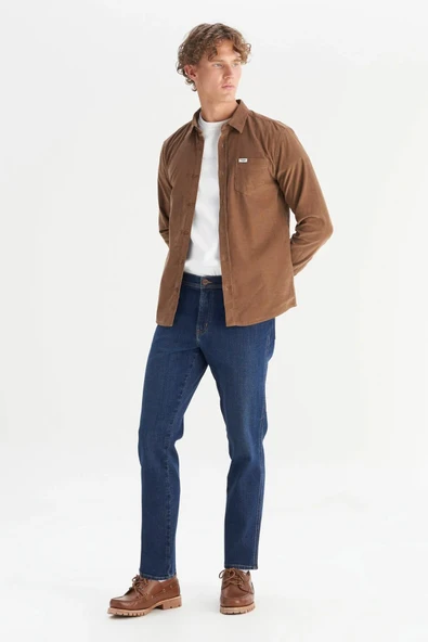 Wrangler Erkek Kadife Gömlek MW5A14A211 - Resim 2