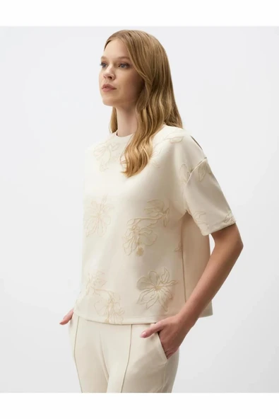 Jimmy Key Kadın Tişört 4WW441183 - Resim 4