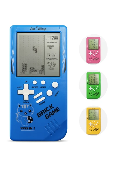 9999 in 1 Brain Game  Renkli Retro El Oyun Konsolu Oyun       Makinesi