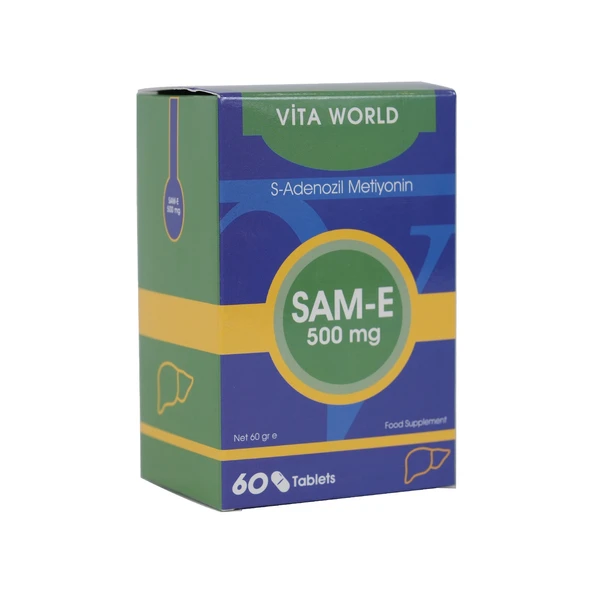Vita World Sam-E 500 mg 60 Tablet - 1