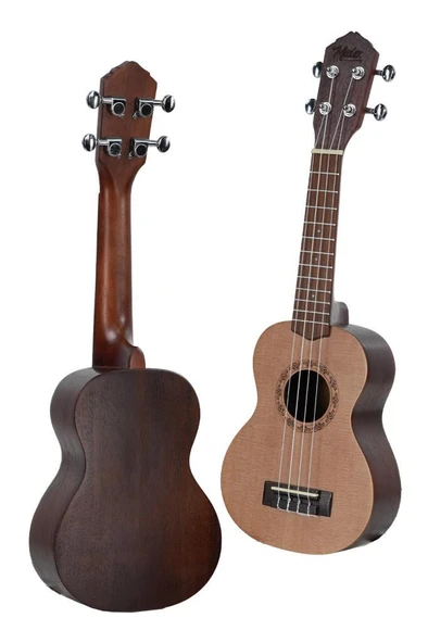 Midex SPA-231 Ladin Venge Ağacı Kaliteli Soprano Ukulele Seti - 2