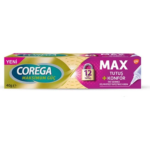 Corega Diş Protez Yapıştırıcı Krem Yastık Konforu 40 gr ürün görseli